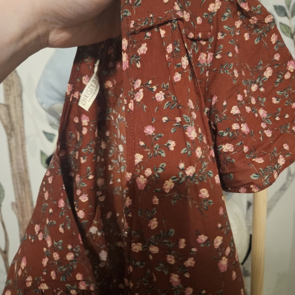 Dawn Dress in Rouge Rosette - Picture 6 of 6